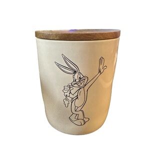 Rae Dunn Bugs Bunny Jar w/ Wooden Lid